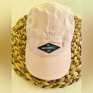 Merrell Women's Slideback Hat Pink Adjustable Embroidered Logo 100% Cotton